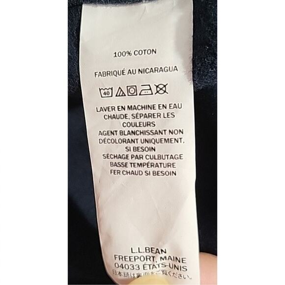 LL Bean Shirt Mens Large Tall Blue Flannel Traditional Fit Shacket Outdoor - Picture 11 of 12